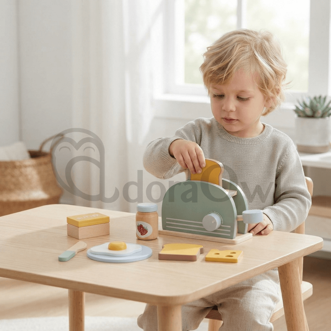 Wooden Toy Bread Maker Set – Lifestyle (1)